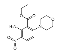 ethyl 2-amino-6-morpholin-4-yl-3-nitrobenzoate结构式