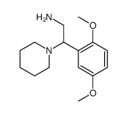 2-(2,5-Dimethoxyphenyl)-2-(1-piperidinyl)ethanamine Structure