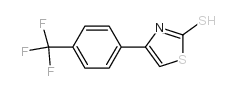 4-[4-(三氟甲基)苯基]噻唑-2-硫醇结构式