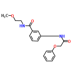 N-(2-Methoxyethyl)-3-[(phenoxyacetyl)amino]benzamide Structure