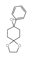 8-苯基-1,4-二噁螺-4,5-8-癸醇结构式
