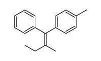 p-(2-methyl-1-phenyl-1-butenyl)toluene结构式