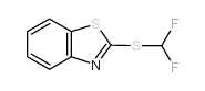 2-((二氟甲基)硫代)苯并噻唑结构式