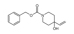 1-cbz-4-乙烯基-4-羟基哌啶结构式