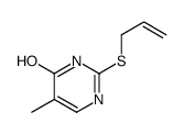 5-methyl-2-prop-2-enylsulfanyl-1H-pyrimidin-6-one Structure