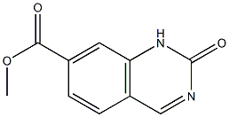 7-羧酸甲酯-喹唑啉-2(1H)-酮结构式