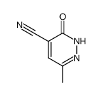 6-methyl-3-oxo-2,3-dihydro-pyridazine-4-carbonitrile结构式