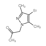 1-(4-BROMO-3,5-DIMETHYL-PYRAZOL-1-YL)-PROPAN-2-ONE结构式
