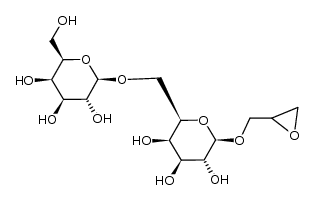 2,3-epoxypropyl O-β-D-galactopyranosyl-(1-6)-β-D-galactopyranoside Structure