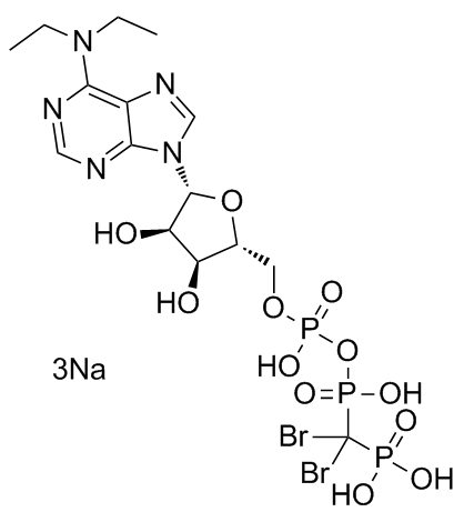 ARL67156三钠盐结构式