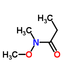 N-Methoxy-N-methylpropanamide Structure