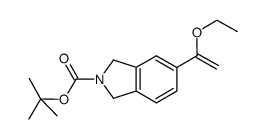 tert-butyl 5-(1-ethoxyvinyl)isoindoline-2-carboxylate Structure