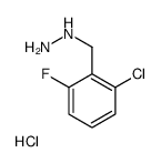 (2-chloro-6-fluorophenyl)methylhydrazine,hydrochloride Structure