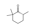 (R)-2,2,6-trimethyl-cyclohexanone结构式