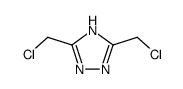 3,5-bis(chloromethyl)-1,2,4-triazole结构式