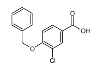 4-(苄氧基)-3-氯苯甲酸结构式