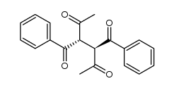 meso-1,2-diacetyl-1,2-dibenzoylethane Structure