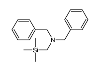 N-benzyl-1-phenyl-N-(trimethylsilylmethyl)methanamine结构式