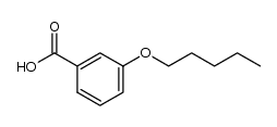m-pentyloxybenzoic acid Structure
