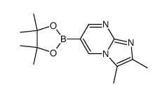 IMidazo[1,2-a]pyrimidine, 2,3-dimethyl-6-(4,4,5,5-tetramethyl-1,3,2-dioxaborolan-2-yl)- Structure