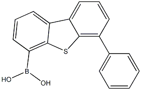 6-苯基二苯并噻吩-4-硼酸结构式