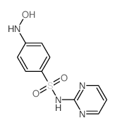 4-(hydroxyamino)-N-pyrimidin-2-ylbenzenesulfonamide结构式