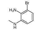 3-bromo-N1-methylbenzene-1,2-diamine Structure