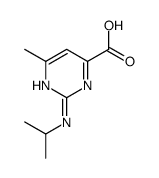 2-异丙基氨基-6-甲基-嘧啶-4-羧酸结构式
