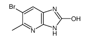 6-溴-5-甲基-1,3-二氢-2H-咪唑并[4,5-b]吡啶-2-酮结构式