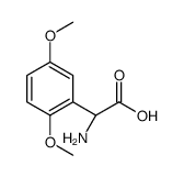 (2R)-2-amino-2-(2,5-dimethoxyphenyl)acetic acid Structure