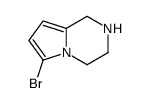 6-bromo-1,2,3,4-tetrahydropyrrolo[1,2-a]pyrazine Structure