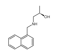 (R)-1-(naphthalen-1-ylmethylamino)propan-2-ol结构式