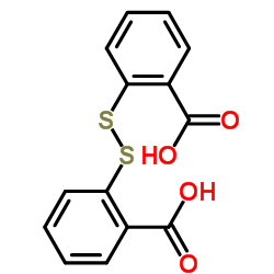 2,2′-dithiodibenzoic acid Structure