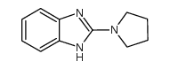 (9ci)-2-(1-吡咯烷)-1H-苯并咪唑结构式