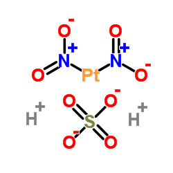 dinitroplatinum;hydron;sulfate Structure