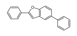 2,5-diphenyl-1-benzofuran结构式