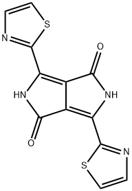 3,6-双噻唑-2-基-2,5-二氢吡咯并[3,4-C]吡咯-1,4-二酮结构式