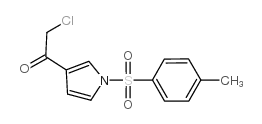3-氯乙酰基-1-甲苯吡咯结构式