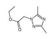 2-(3,5-二甲基-1H-1,2,4-噻唑-1-基)乙酸乙酯结构式