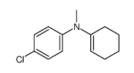 N-(4-chlorophenyl)-N-methylcyclohex-1-en-1-amine Structure