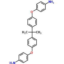 2,2'-双[4-(4-氨基苯氧基苯基)]丙烷结构式