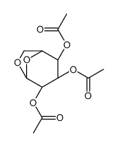 2,3,4-tri-O-acetyl-1,6-anhydromannopyranose结构式