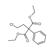 diethyl (2-chloroethyl)phenylmalonate Structure