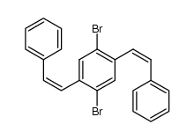 (Z,Z)-2,5-dibromo-1,4-distyrylbenzene Structure