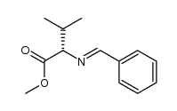 methyl L-N-(benzylidene)valinate Structure