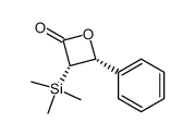 trans-4-Phenyl-3-trimethylsilyl-2-oxetanon Structure