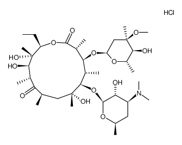 erythromycin-A, hydrochloride结构式
