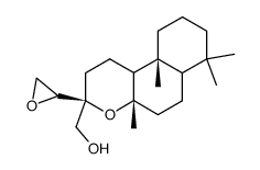 ent-16-Hydroxy-14ξ,15-epoxy-13-epi-manoyl oxide结构式