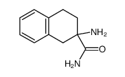 2-amino-2-(aminocarbonyl)-1,2,3,4-tetrahydronaphthalene结构式