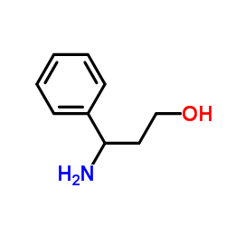 3-氨基-3-苯基-1-丙醇结构式